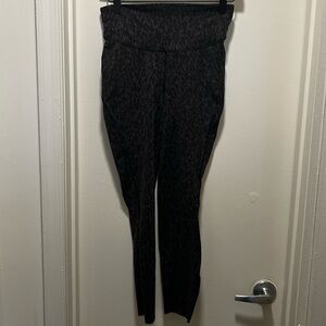 Lululemon Black Camo Print Leggings